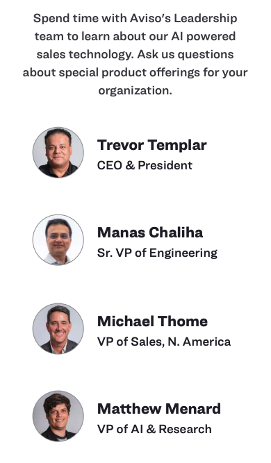 Meet Aviso's Leadership Team
